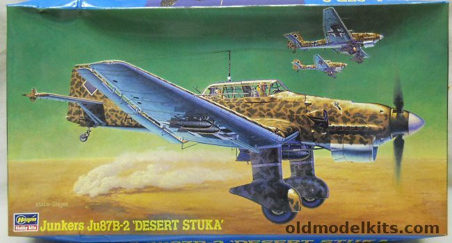 Hasegawa 1/48 Junkers Ju-87 B-2 Desert Stuka, JT16 plastic model kit